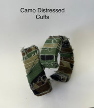 Load image into Gallery viewer, Denim Hand-Made Cuffs
